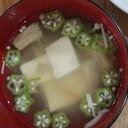 豆腐、えのきの中華スープ